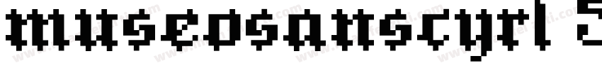 museosanscyrl 500l字体转换